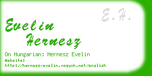 evelin hernesz business card